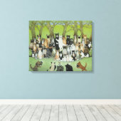 Bekijk de Birdie Canvas Afdruk (Insitu (Houten vloer))