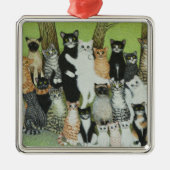 Bekijk de Birdie Metalen Ornament (Voorkant)