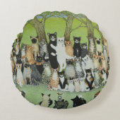 Bekijk de Birdie Rond Kussen (Voorkant)