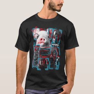 Bekijk de Dogs Legion Glitchy Maskerpanelen T-shirt