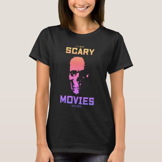 Bekijk de films op Halloween T-shirt (Voorkant)