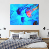 Bekijk de Flow van de Jelly Glow Canvas Afdruk (Insitu (Slaapkamer))