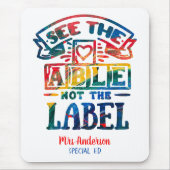 Bekijk de functie Niet de leraar Autism op het eti Muismat (Voorkant)