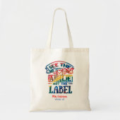 Bekijk de functie Niet de leraar Autism op het eti Tote Bag (Voorkant)