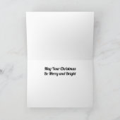 Bekijk de gebakken draak Merry en Bright Vakantie Feestdagen Kaart (Binnen)