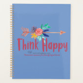Bekijk de gelukkige blauwe planner (8,5 x 11 inch) (Voorkant)