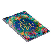 Bekijk de Good Floral  Blue Inspirivity Notitieboek (Rechterzijde)