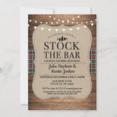 Bekijk de kerstkerst van de Bar Rustic Couple Kaart (Voorkant)