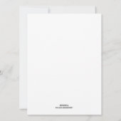 Bekijk de Keukenbridal-uitnodigingen Kaart (Achterkant)