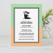 Bekijk de Keukenbridal-uitnodigingen Kaart (Staand voorkant)