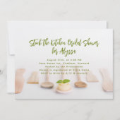 Bekijk de Keukenbridal-uitnodigingen Kaart (Voorkant)