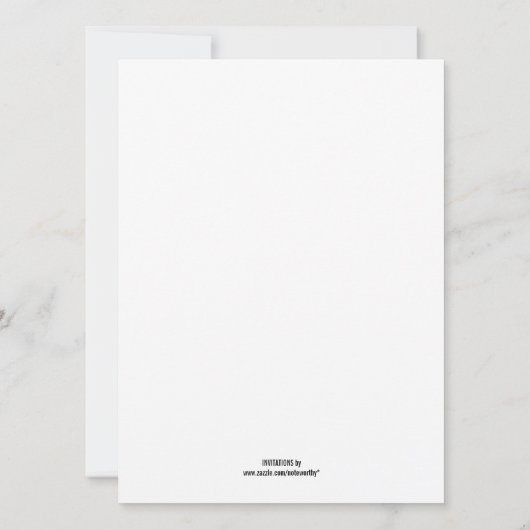 Bekijk de Keukenbridal-uitnodigingen Kaart (Achterkant)