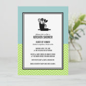 Bekijk de Keukenbridal-uitnodigingen Kaart (Staand voorkant)