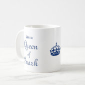 Bekijk de koningin van de Snark Coffee Cup Koffiemok (Voorkant links)