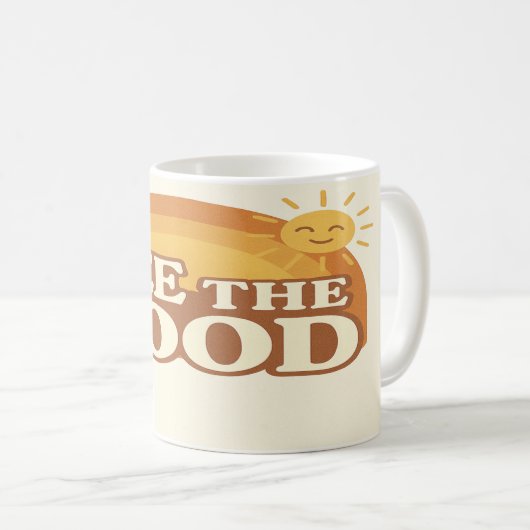 Bekijk de Mok Good - Retro Positive Vibes (Voorkant rechts)