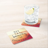 Bekijk de schoonheid in alles kartonnen onderzetters (Insitu)