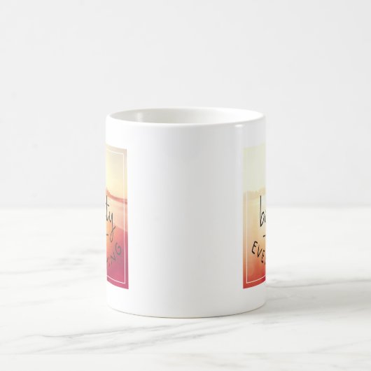 Bekijk de schoonheid in alles koffiemok (Center)