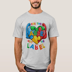 Bekijk de shirten voor autisme op het label niet t-shirt