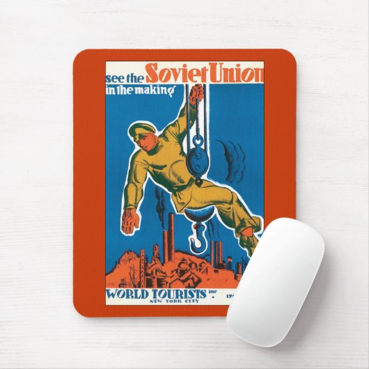 Bekijk de Sovjet-Unie in het teken van de making Muismat (Met muis)