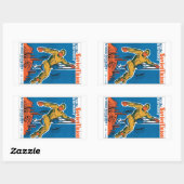 Bekijk de Sovjet-Unie in het teken van de making Rechthoekige Sticker (Vel)