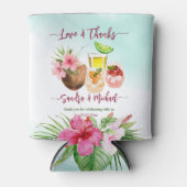 Bekijk de staaf tropische zomerparen blikjeskoeler (Voorkant)