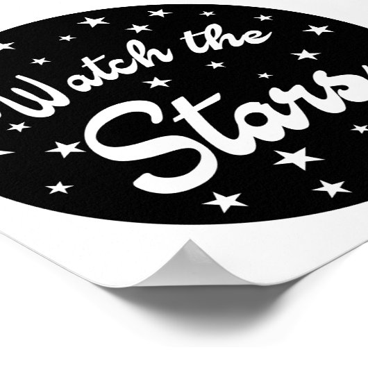 Bekijk de sterren poster (Hoek)