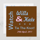 Bekijk de Stropdas van Wills en Kate The Knot Kaart (Voorkant / Achterkant)