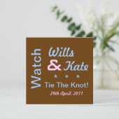 Bekijk de Stropdas van Wills en Kate The Knot Kaart (Staand voorkant)