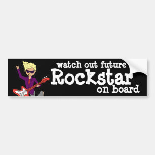 Bekijk de toekomst van Rockstar aan boord van de b Bumpersticker