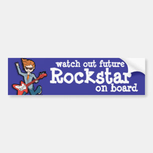 Bekijk de toekomst van Rockstar aan boord van de b Bumpersticker
