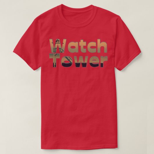 Bekijk de toren t-shirt (Design voorkant)