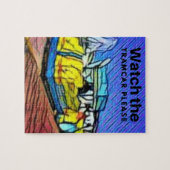 Bekijk de TRAM-auto alsjeblieft Wildwood boardwalk Legpuzzel (Horizontaal)