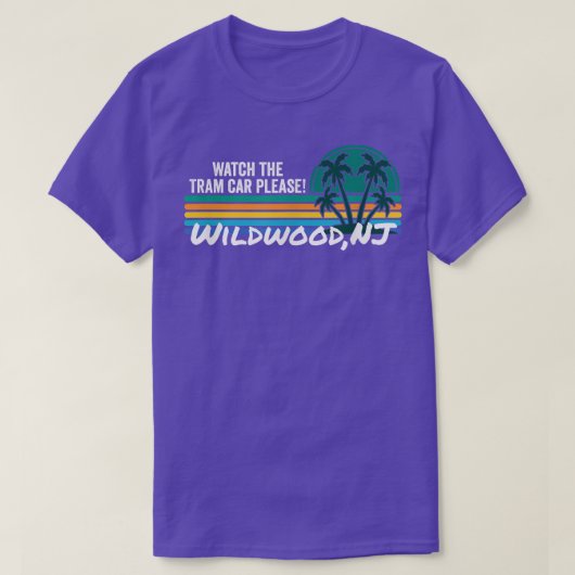 Bekijk de tramauto alsjeblieft Wildwood New Jersey T-shirt (Design voorkant)