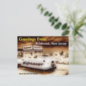 Bekijk de tramauto alstublieft briefkaart (Staand voorkant)