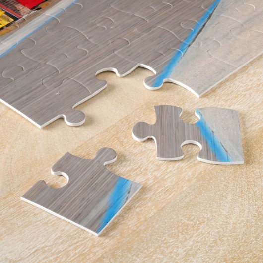 Bekijk de tramauto alstublieft legpuzzel (Zijkant)