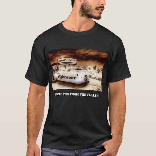 Bekijk de tramauto alstublieft t-shirt (Voorkant)