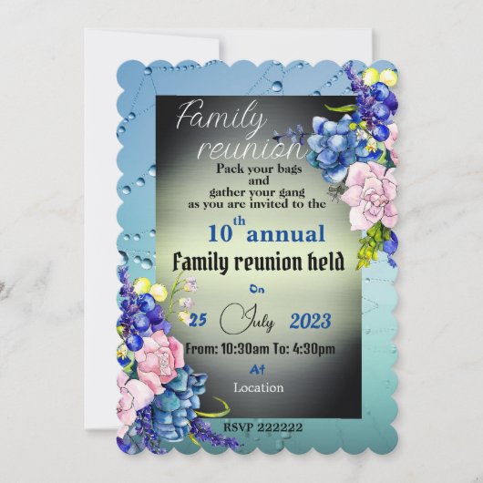 Bekijk de uitnodiging (Voorkant)