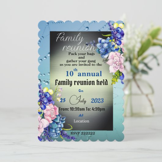 Bekijk de uitnodiging (Staand voorkant)