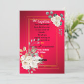 Bekijk de uitnodiging (Staand voorkant)