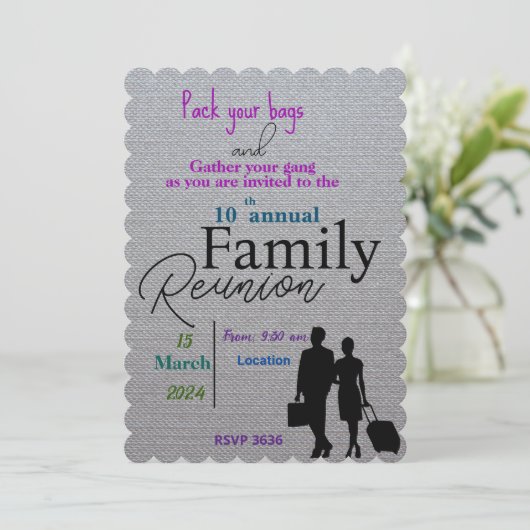 Bekijk de uitnodiging (Staand voorkant)