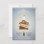 Bekijk de uitnodiging van de Bar Couple voor een w (Voorkant)