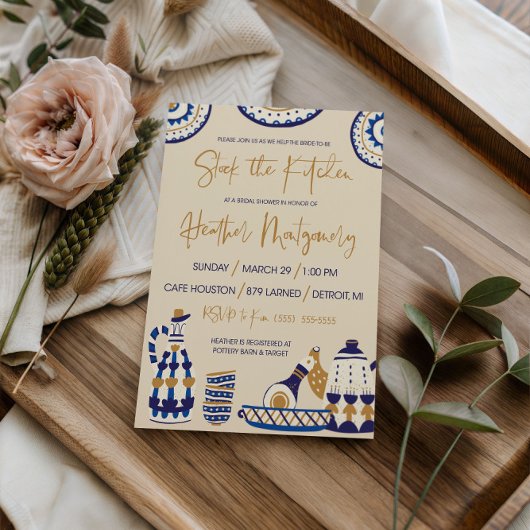 Bekijk de uitnodiging voor de Keukenbridal