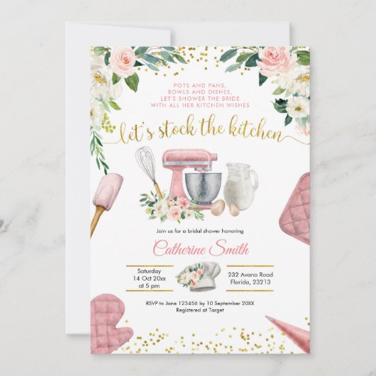 Bekijk de uitnodiging voor de Keukenbridal (Voorkant)