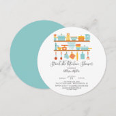 Bekijk de uitnodigingen voor de keukendouche (Voorkant / Achterkant)