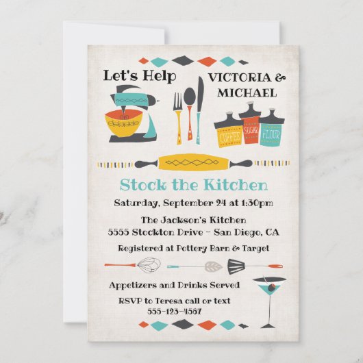 Bekijk de uitnodigingen voor de Keukendouwer (Voorkant)