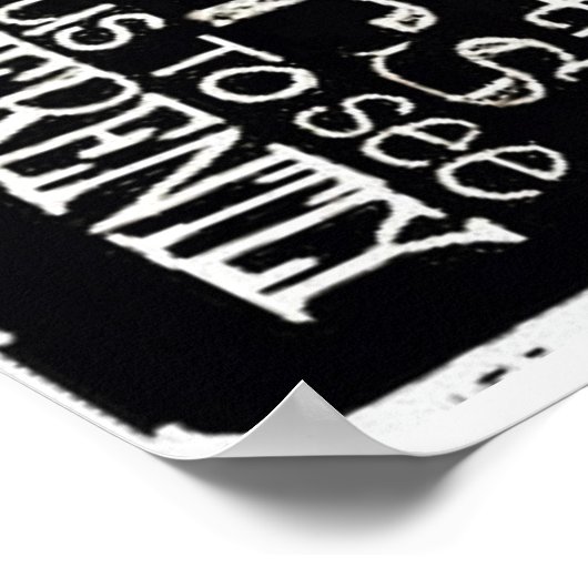 Bekijk de wereld anders poster (Hoek)