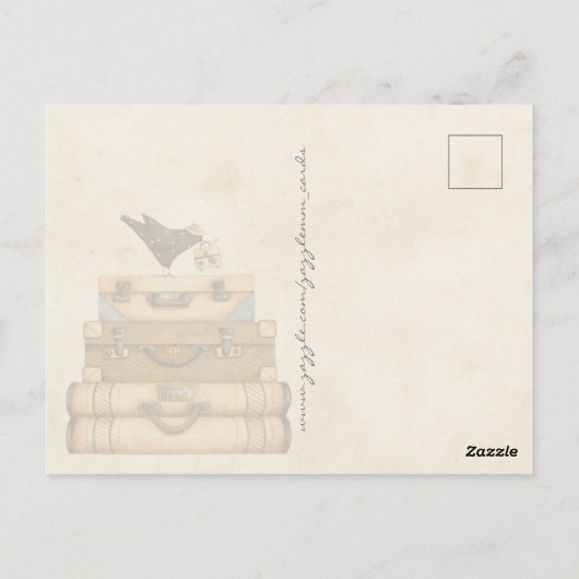 Bekijk de wereld briefkaart (Achterkant)