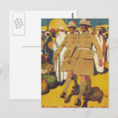 Bekijk de wereld en ontvang geld voor het Poster_P Briefkaart (Voorkant / Achterkant)