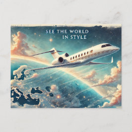 Bekijk de wereld in stijl briefkaart