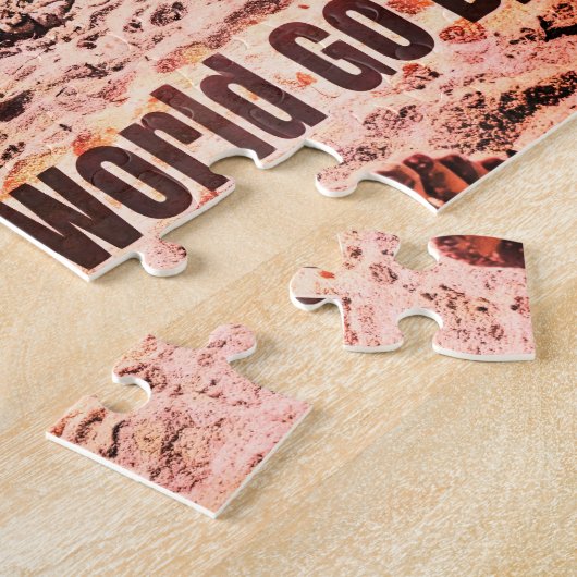 Bekijk de wereld langs - op het strand legpuzzel (Zijkant)